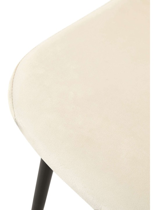 Scaun Giverny catifea, crem