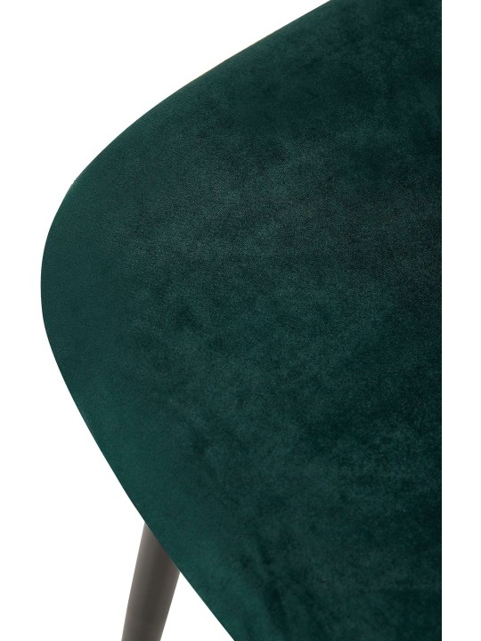 Set 4 scaune Giverny catifea, verde