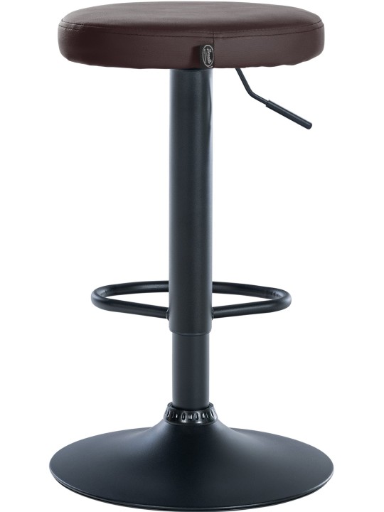 Set 2 taburete de bar Ponte imitatie piele, maro
