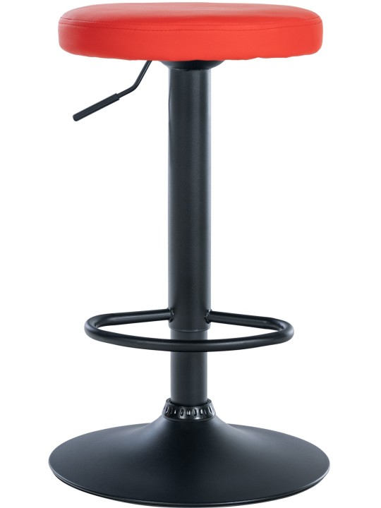 Set 2 taburete de bar Ponte imitatie piele, roșu