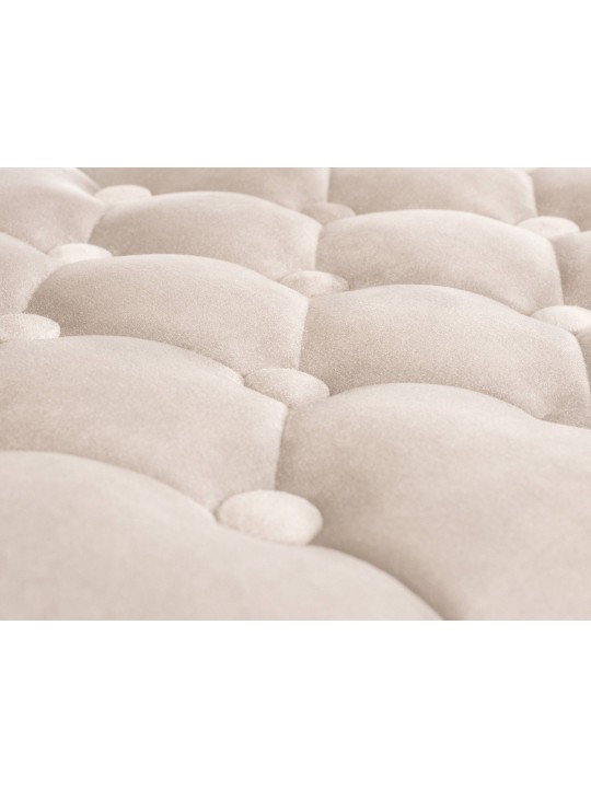 Scaun de bar Dublin catifea crom, crem