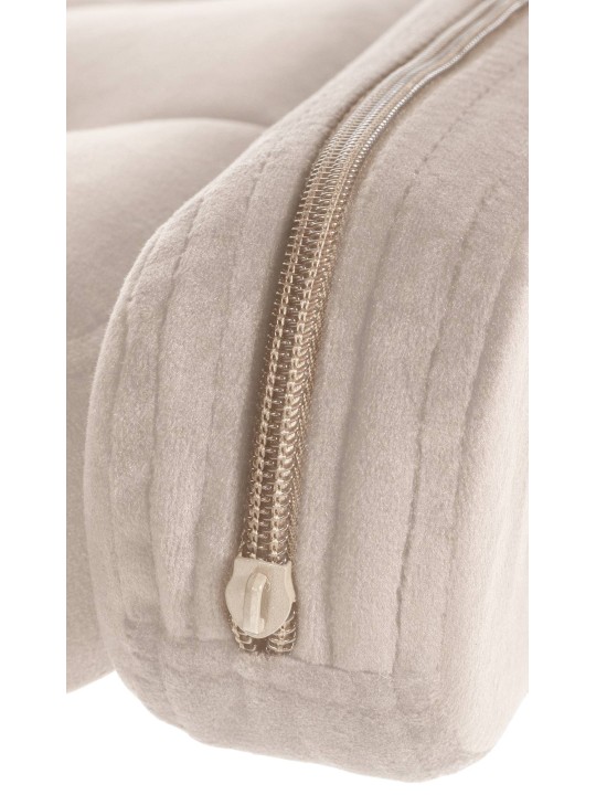 Scaun de bar Dublin catifea, crem