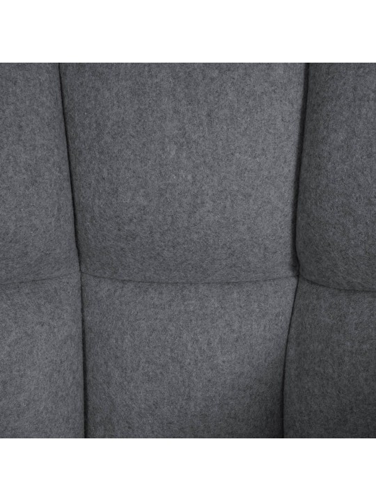 Scaun de bar Damaso W felt, gri