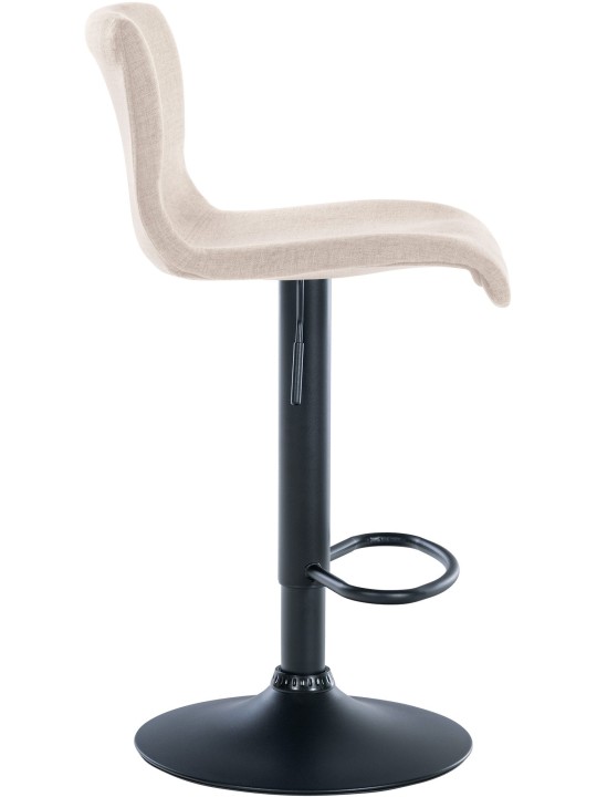 Set 2 taburete de bar tesatura Branford, crem