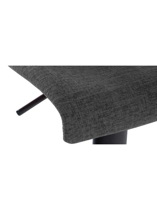 Set 2 taburete de bar tesatura Branford, gri închis