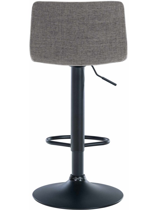 Set 2 taburete de bar tesatura Branford, gri deschis