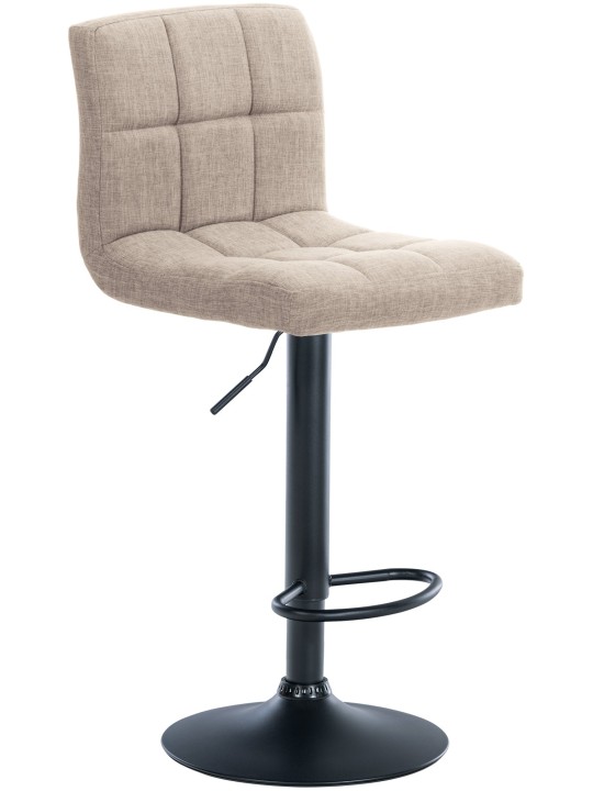 Set 2 scaune de bar Tesatura Calma, crem