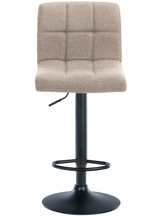 Set 2 scaune de bar Tesatura Calma, crem