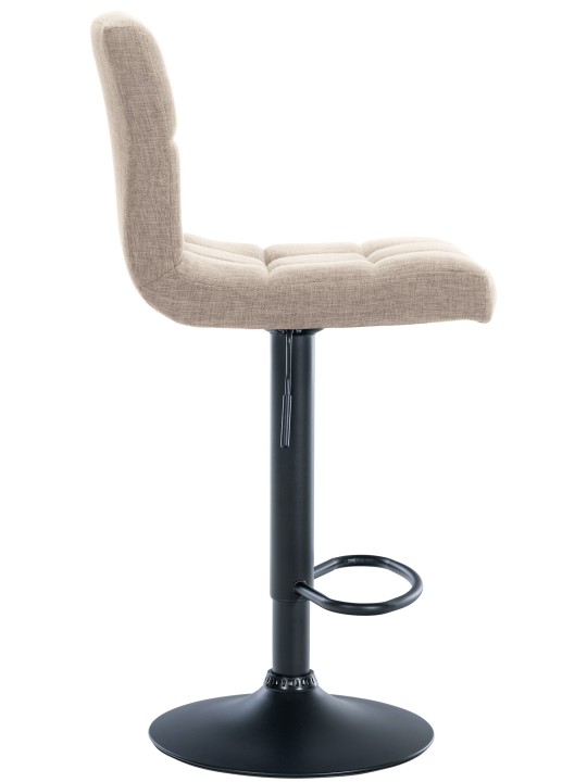 Set 2 scaune de bar Tesatura Calma, crem