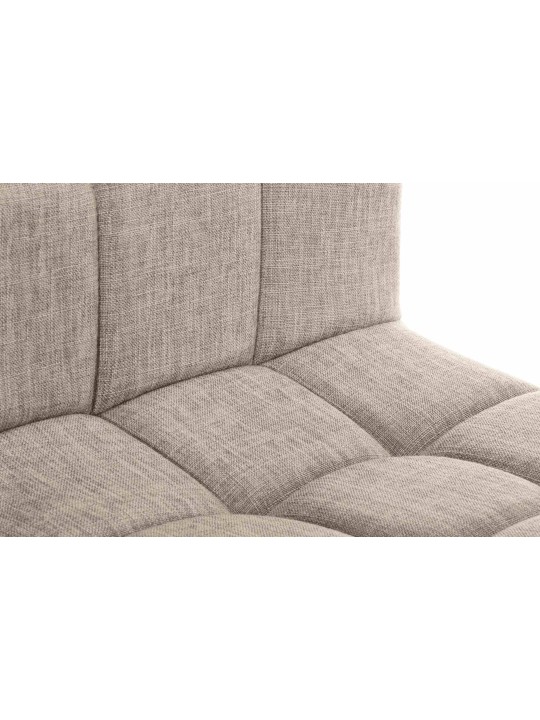 Set 2 scaune de bar Tesatura Calma, crem