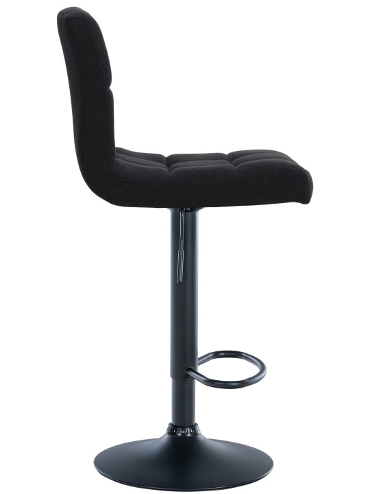 Set 2 scaune de bar Tesatura Calma, negru