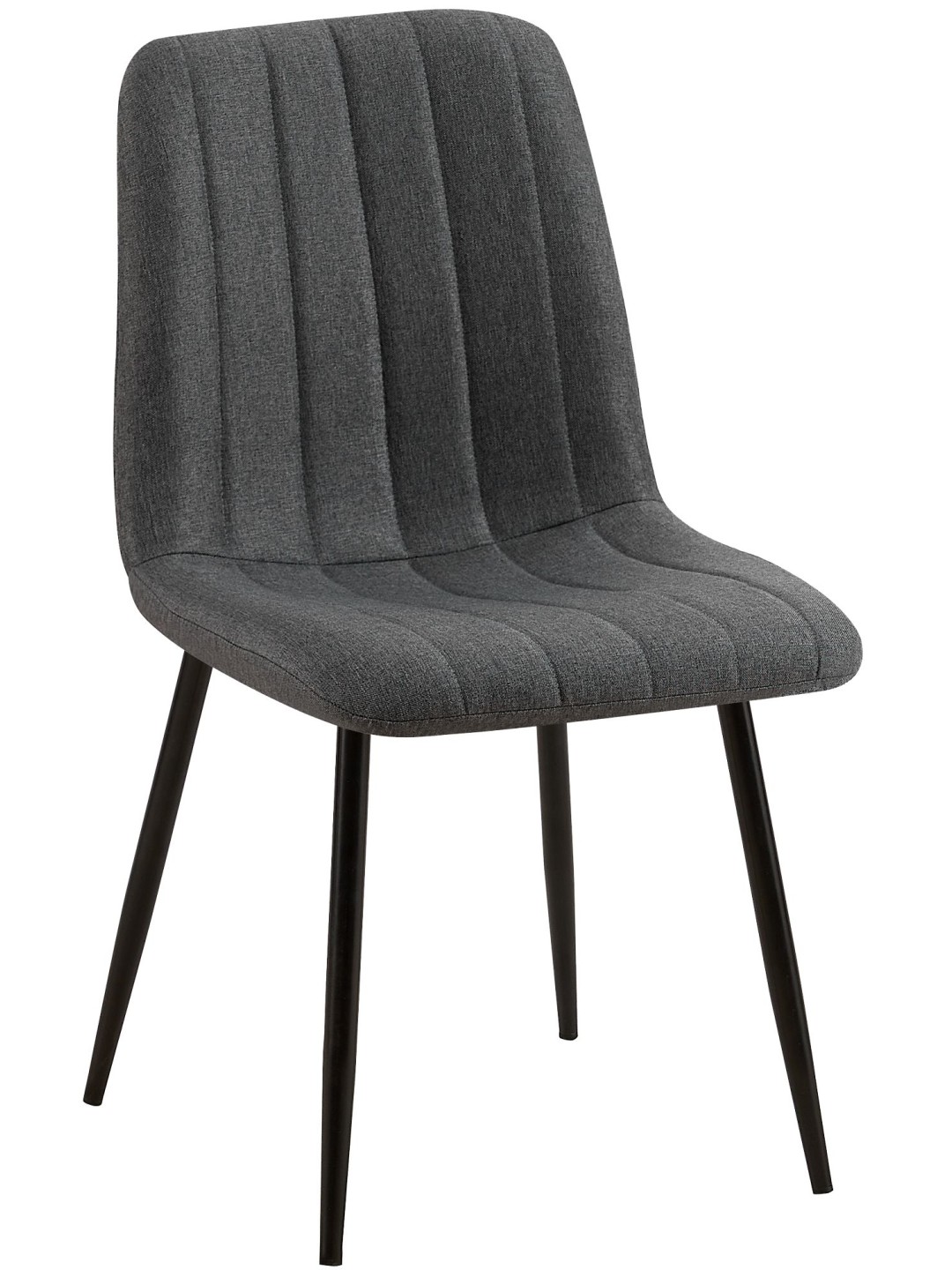 Scaun Dijon stofa, gri închis