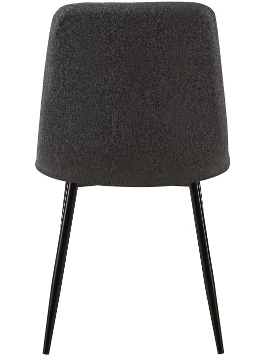 Scaun Dijon stofa, gri închis