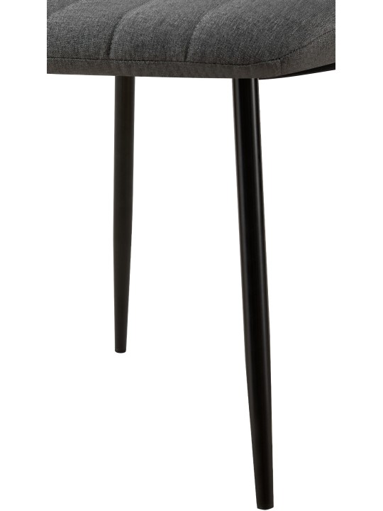 Scaun Dijon stofa, gri închis