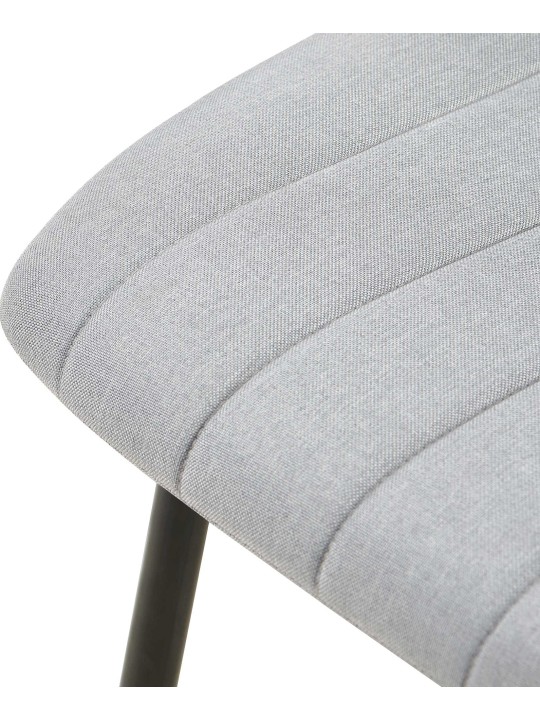 Scaun Dijon stofa, gri