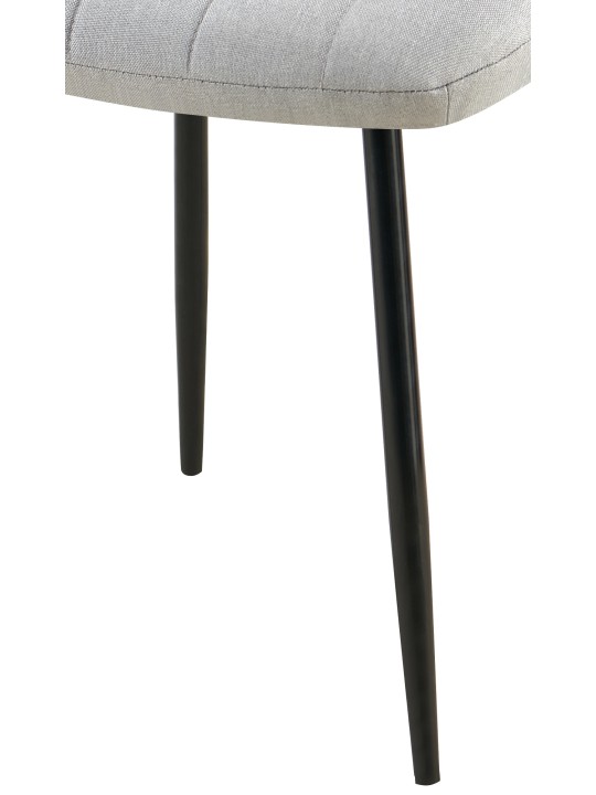 Scaun Dijon stofa, gri