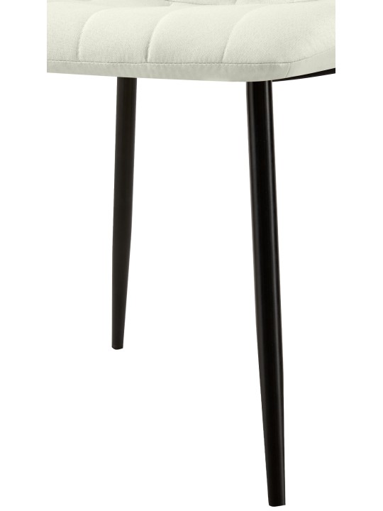 Scaun Dijon stofa, crem