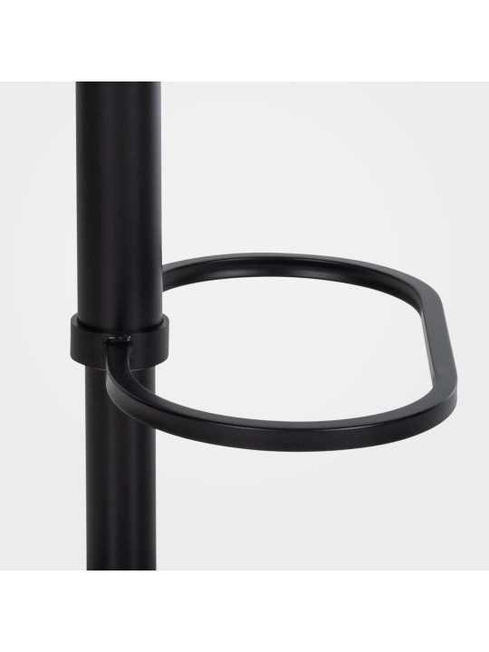 Scaun de bar Damaso B catifea, gri