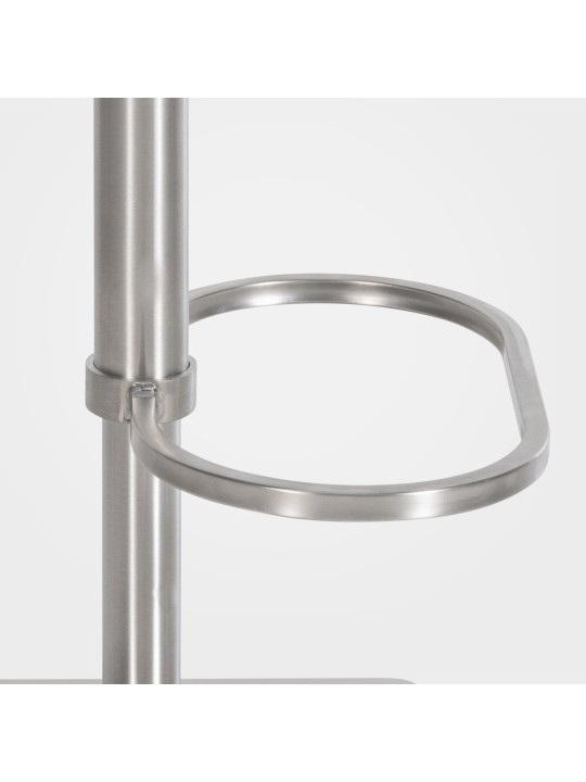 Scaun de bar Damaso E catifea, gri