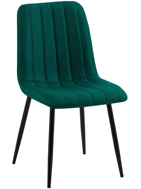 Scaun Dijon stofa, verde închis