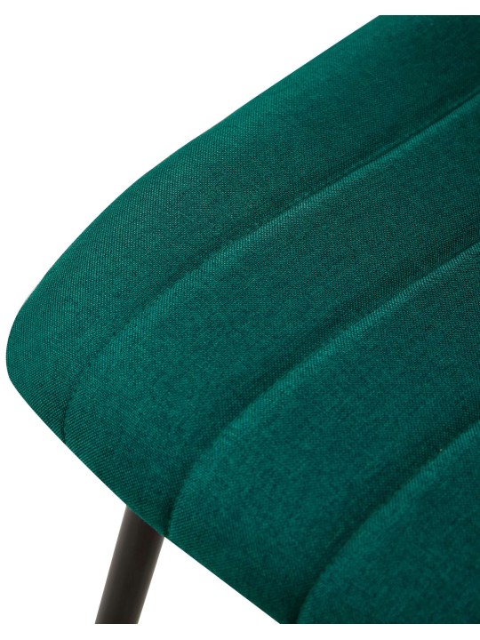 Scaun Dijon stofa, verde închis