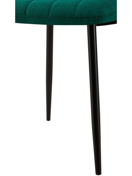 Scaun Dijon stofa, verde închis