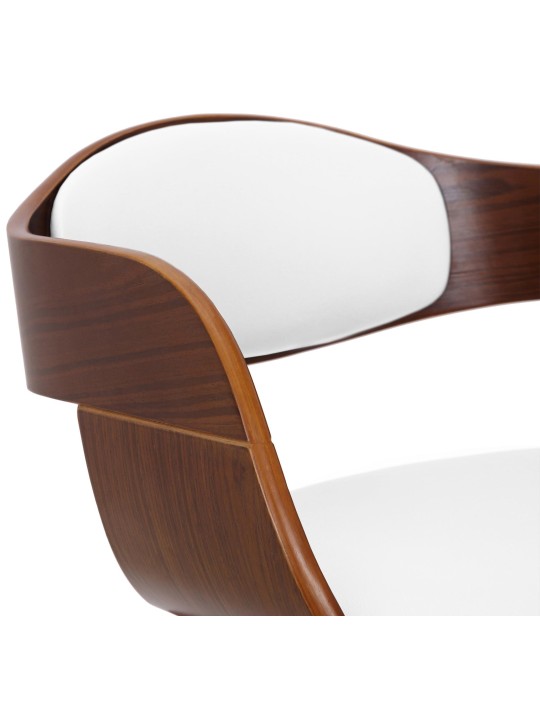 Scaun vizitator Kingston, nuc/alb