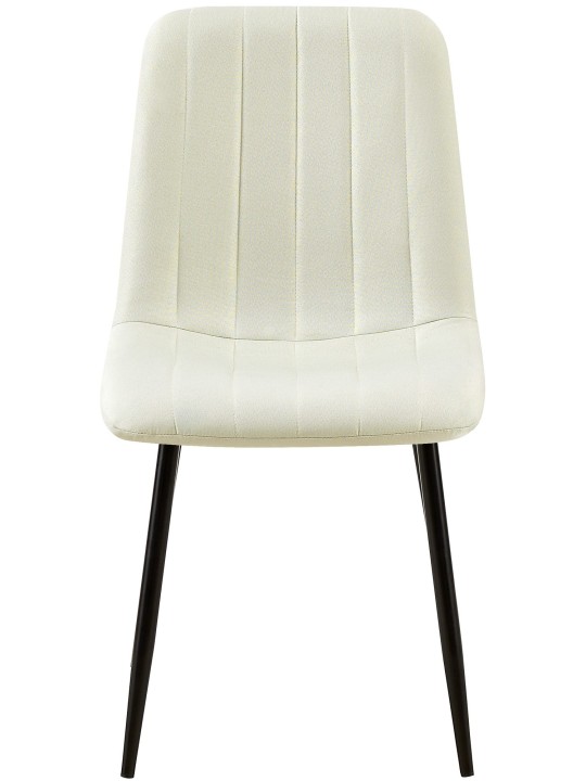 Set 4 scaune stofa Dijon, crem