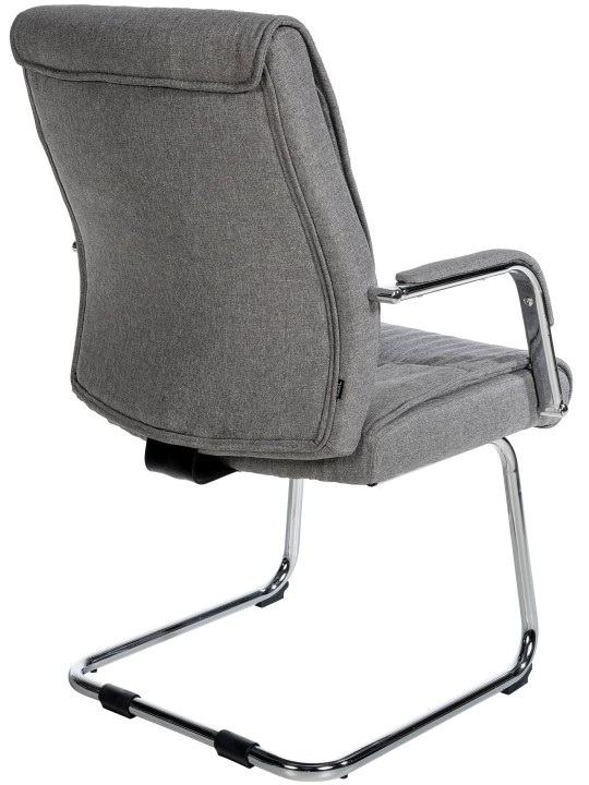 Scaun vizitator stofa Sievert, gri deschis Scaun vizitator stofa Sievert, gri deschis