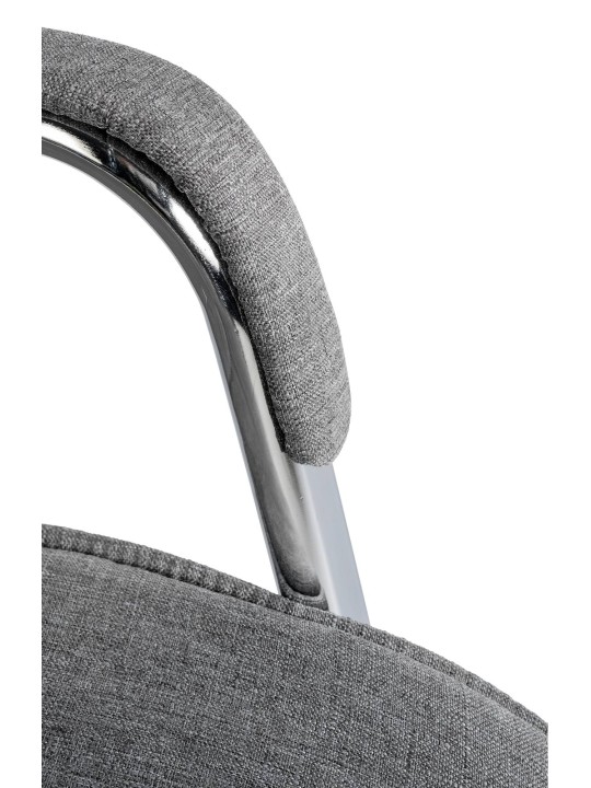 Scaun vizitator stofa Sievert, gri deschis Scaun vizitator stofa Sievert, gri deschis