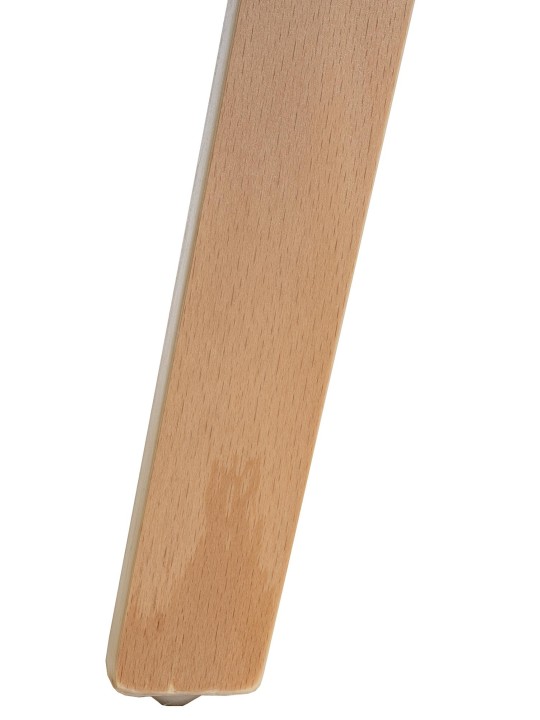 Set 2 scaune Kingston imitatie piele, natural/alb