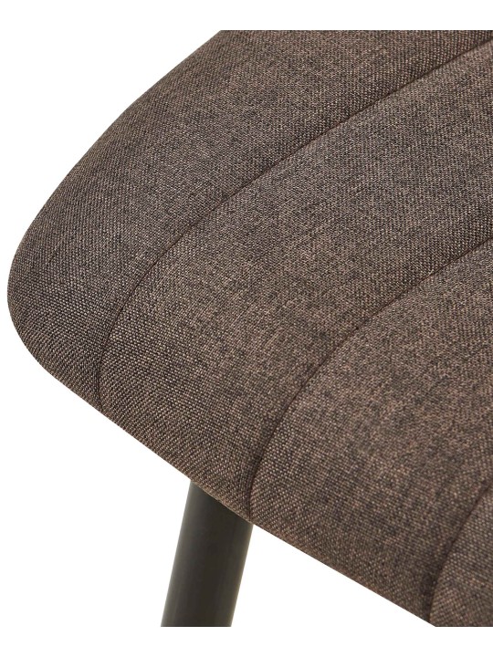 Set 4 scaune stofa Dijon, maro