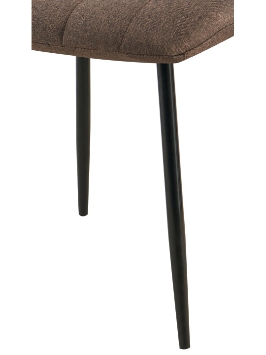 Set 4 scaune stofa Dijon, maro