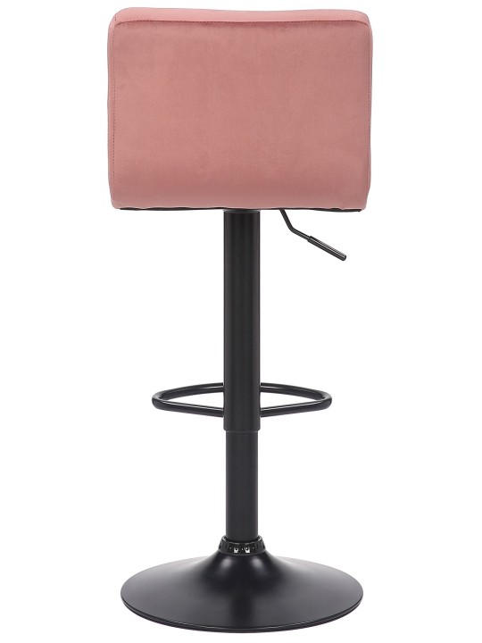 Scaun de bar Feni catifea, roz