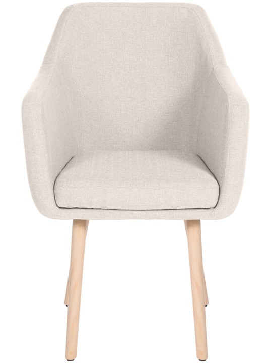 Scaun vizitator Utrecht stofa natural, crem