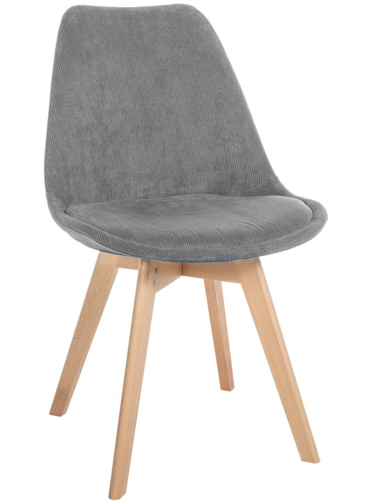 Scaun Linares Cord, gri