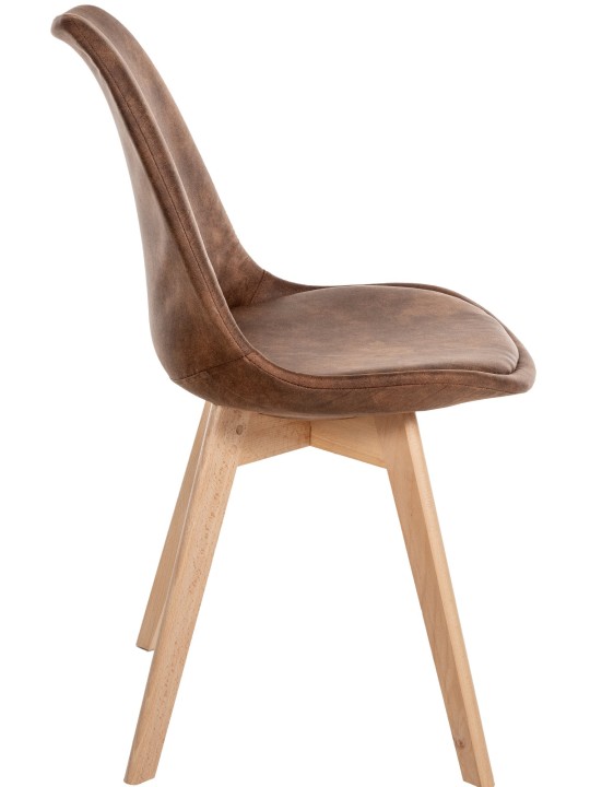 Scaun Linares Vintage, maro