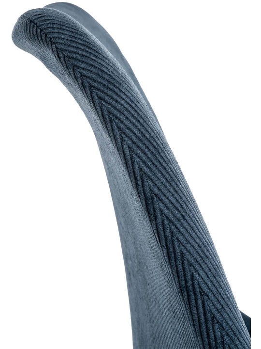 Set 4 scaune Linares Cord, albastru închis