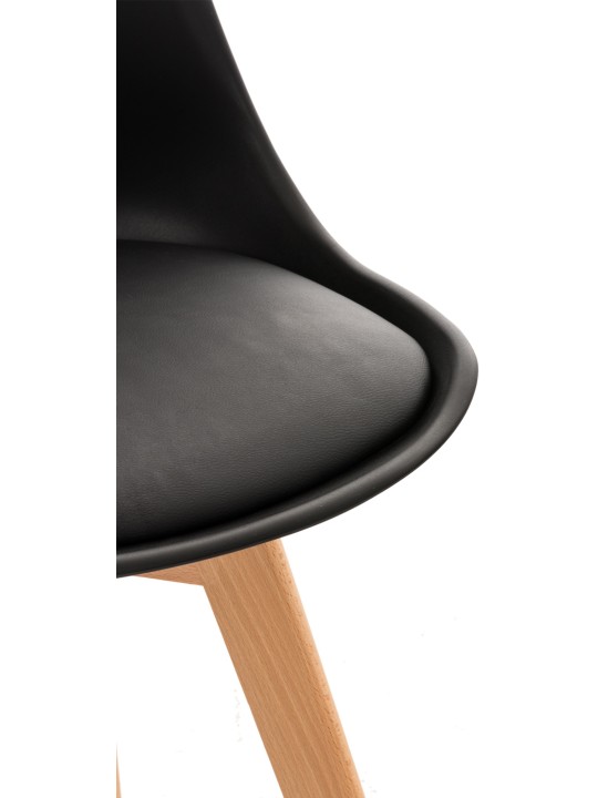 Set 4 scaune Linares, negru Set 4 scaune Linares, negru