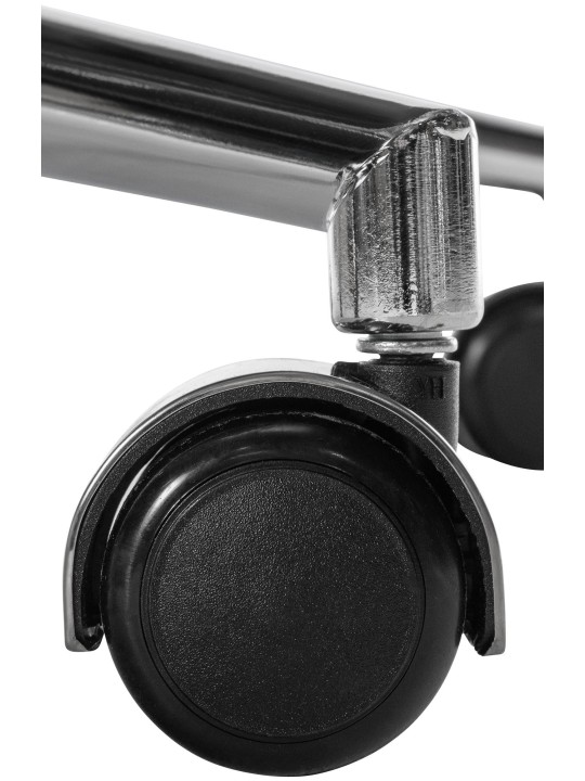 Scaun de birou Mollis piele naturala, negru