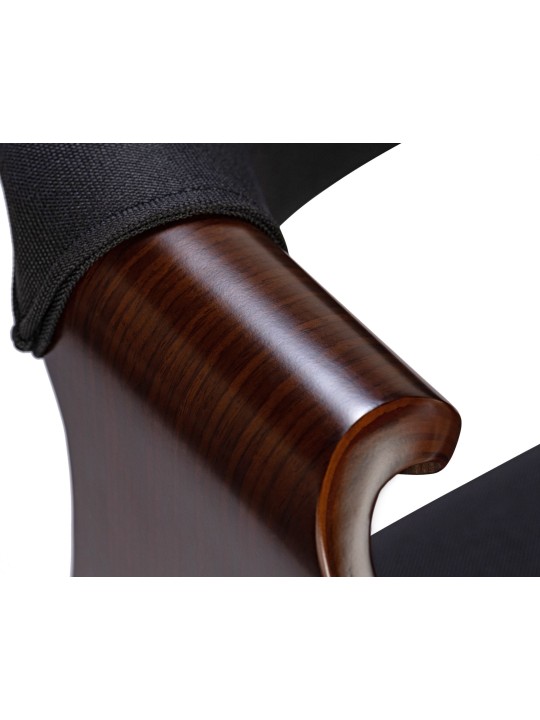 Set 2 scaune de sufragerie Foley Fabric, nuc/negru Set 2 scaune de sufragerie Foley Fabric, nuc/negru