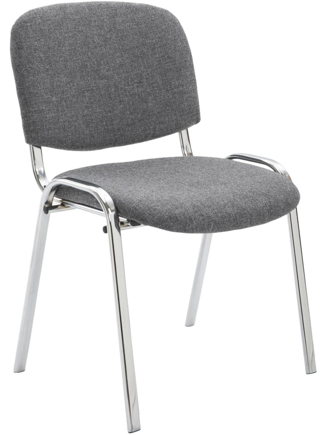 Scaun vizitator Ken C stofa, gri