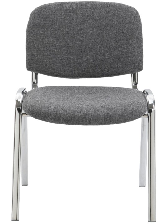 Scaun vizitator Ken C stofa, gri Scaun vizitator Ken C stofa, gri