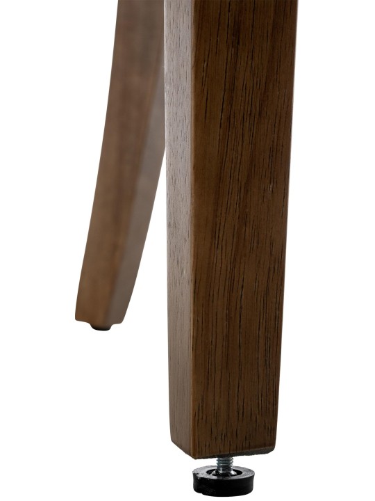 Scaun de sufragerie Aberdeen catifea antic, galben