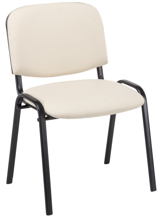 Scaun vizitator Ken imitatie de piele, crem Scaun vizitator Ken imitatie de piele, crem