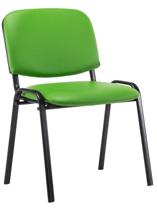 Scaun vizitator Ken imitatie de piele, verde Scaun vizitator Ken imitatie de piele, verde