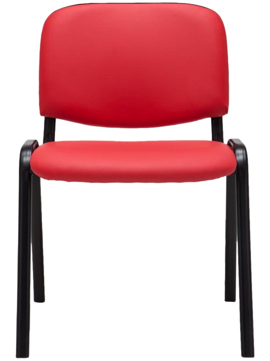 Scaun vizitator Ken imitatie de piele, roșu Scaun vizitator Ken imitatie de piele, roșu