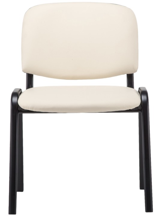 Scaun vizitator Ken imitatie de piele, crem Scaun vizitator Ken imitatie de piele, crem