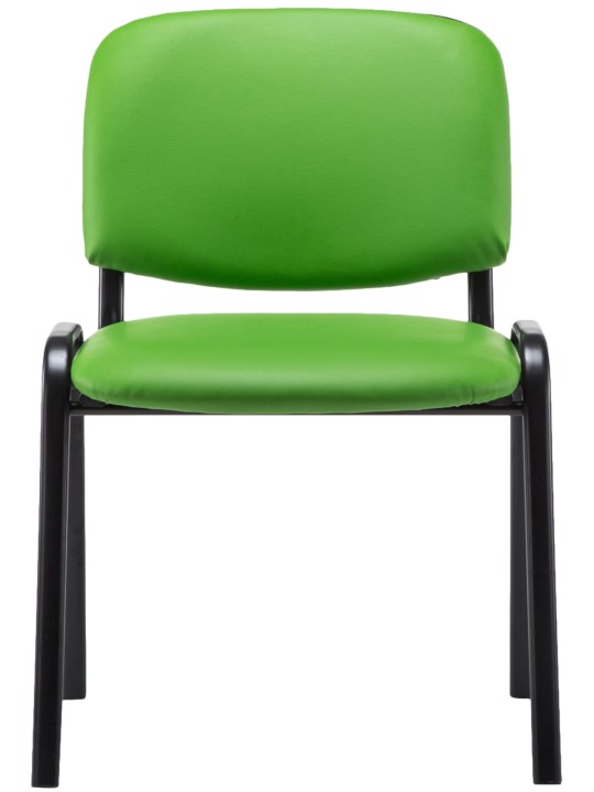 Scaun vizitator Ken imitatie de piele, verde Scaun vizitator Ken imitatie de piele, verde