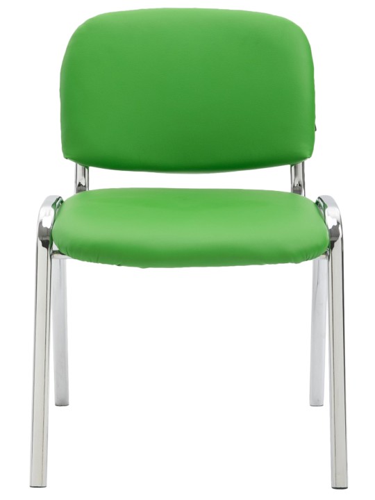 Scaun vizitator Ken C imitatie piele, verde Scaun vizitator Ken C imitatie piele, verde